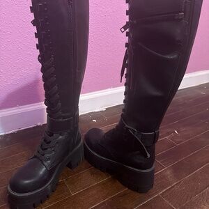 High top boots